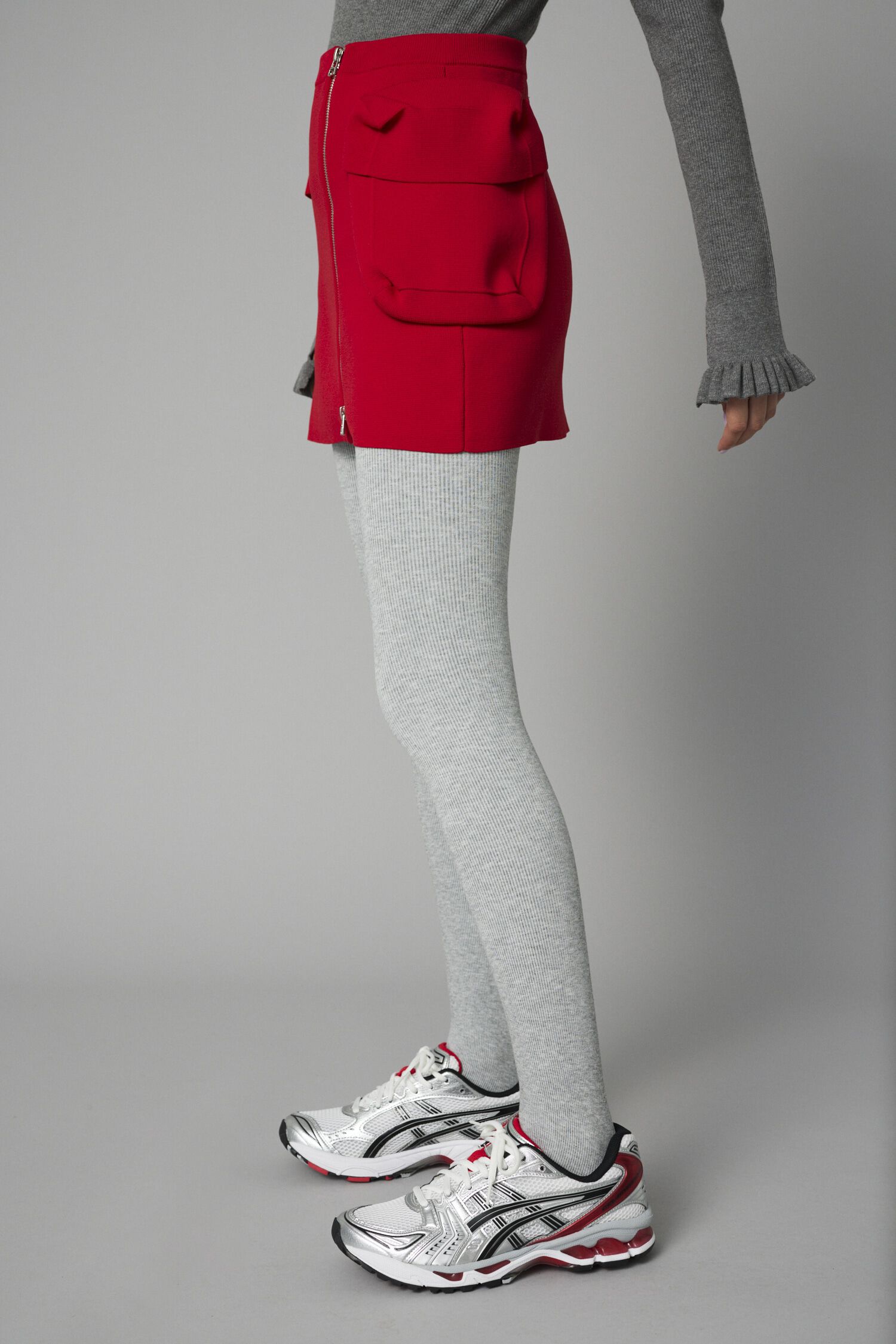 HeRIN.CYE「Zip knit skirt」|スカート|