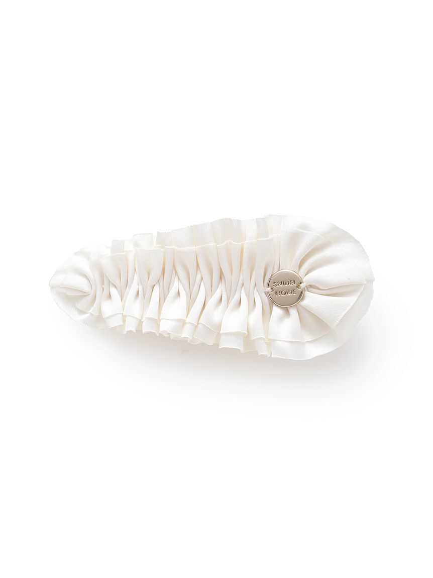 SNIDEL HOME「サテンフリルヘアクリップ」|その他|IVR