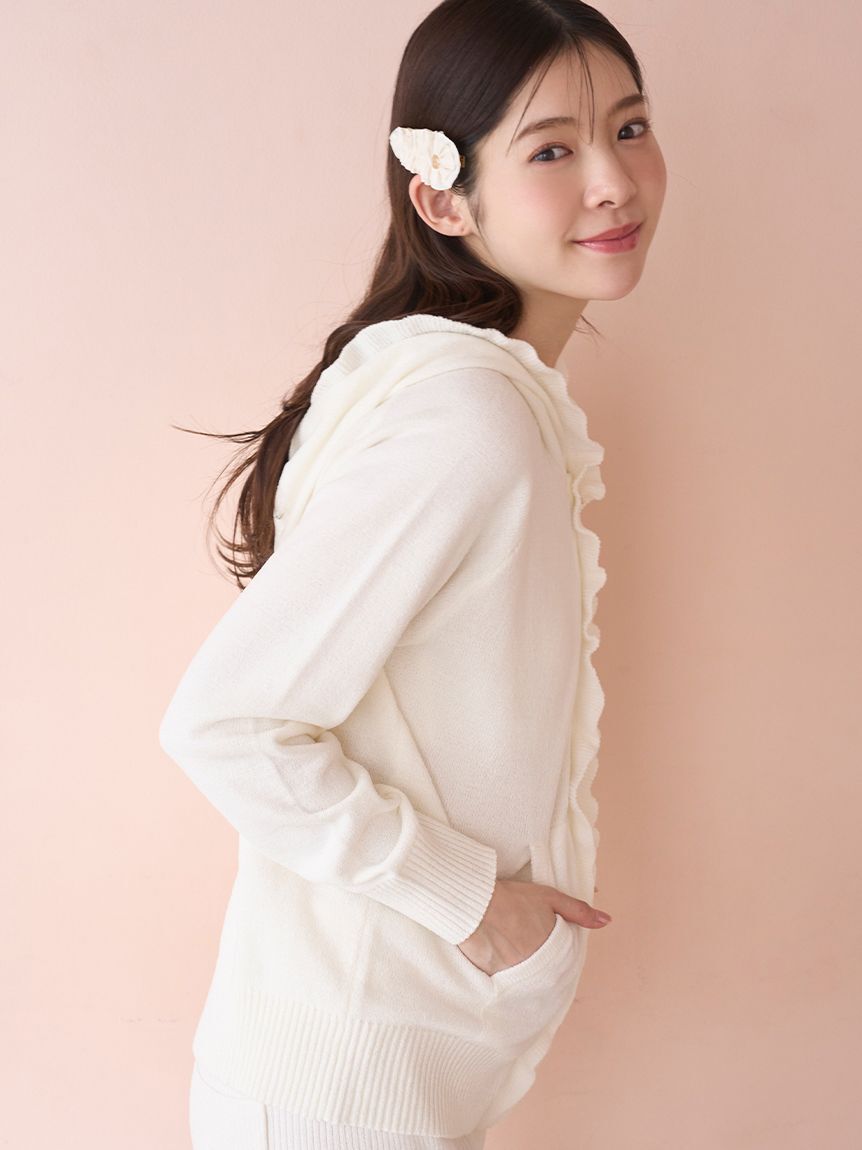 SNIDEL HOME「サテンフリルヘアクリップ」|その他|