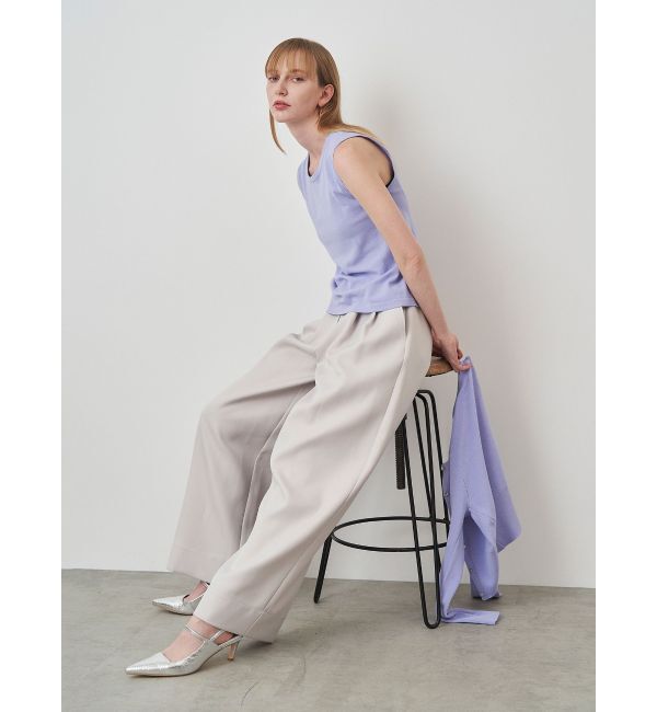 ELENDEEK「COMPACT CREW NECK TWIN KT」|カーディガン|