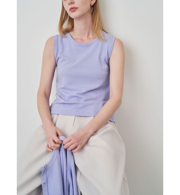 ELENDEEK「COMPACT CREW NECK TWIN KT」|カーディガン|