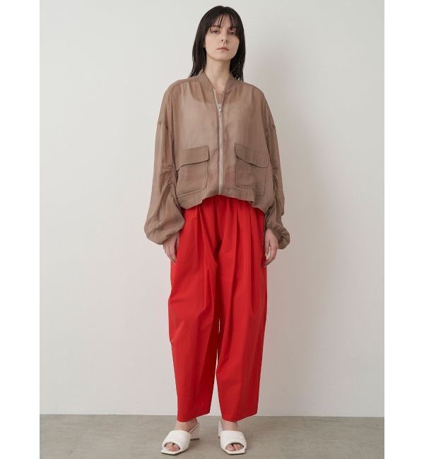 ELENDEEK「OVER SIZE SHEER BZ」|ブルゾン・スタジャン|