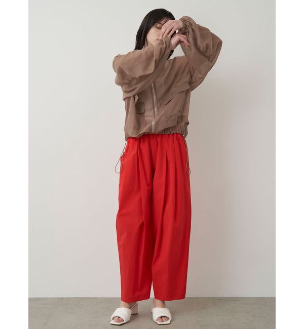 ELENDEEK「OVER SIZE SHEER BZ」|ブルゾン・スタジャン|