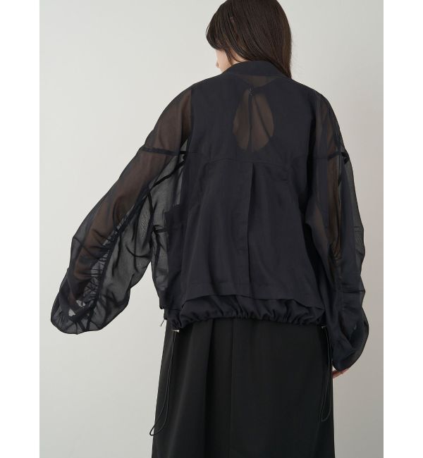 ELENDEEK「OVER SIZE SHEER BZ」|ブルゾン・スタジャン|