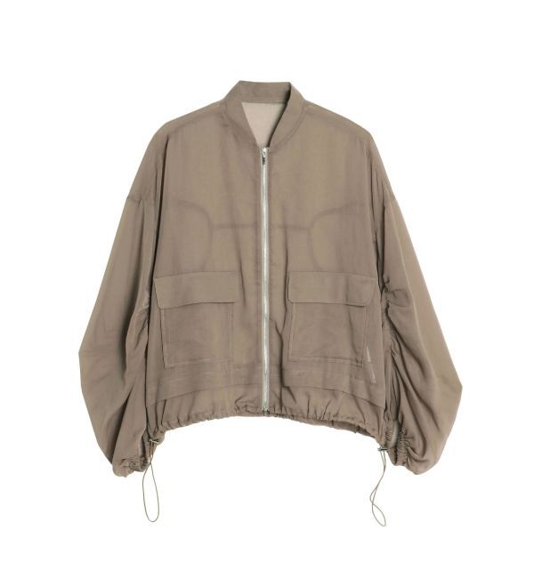 ELENDEEK「OVER SIZE SHEER BZ」|ブルゾン・スタジャン|