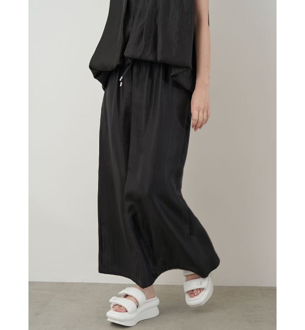 ELENDEEK「SHINY EASY SK」|スカート|ブラック