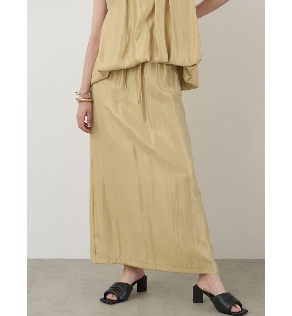 ELENDEEK「SHINY EASY SK」|スカート|イエロー