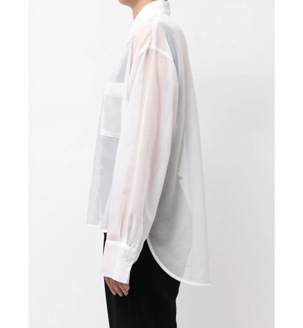 ELENDEEK「OVER SIZE SHEER SH」|シャツ・ブラウス|