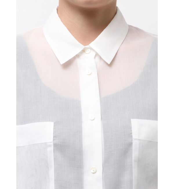 ELENDEEK「OVER SIZE SHEER SH」|シャツ・ブラウス|