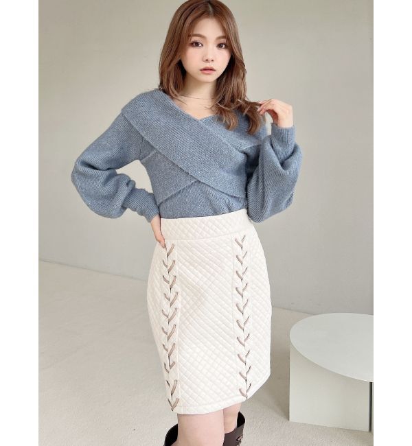 RESEXXY「クロスストリングミニスカート」|スカート|