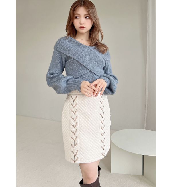 RESEXXY「クロスストリングミニスカート」|スカート|