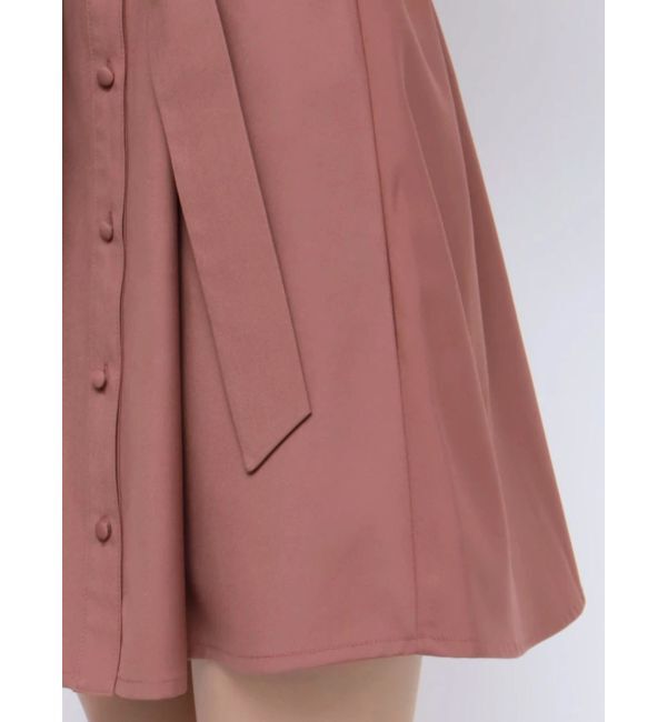 RESEXXY「アシメカラーシャツミニワンピース」|ワンピース|