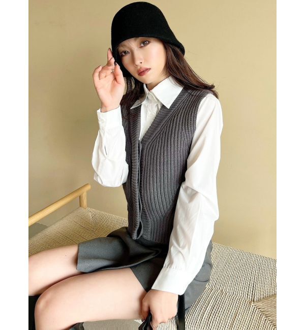 RESEXXY「ルーズニットベスト」|ベスト・ジレ|