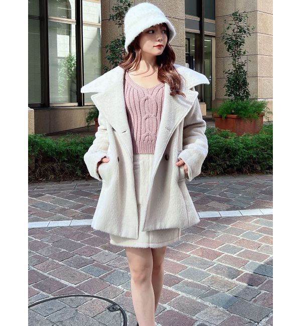 RESEXXY「シャギーミニスカート【セットアップ着用可能】」|スカート|