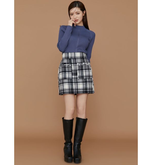 RESEXXY「シャギーミニスカート【セットアップ着用可能】」|スカート|