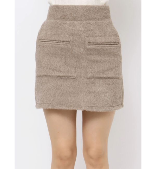 RESEXXY「シャギーミニスカート【セットアップ着用可能】」|スカート|