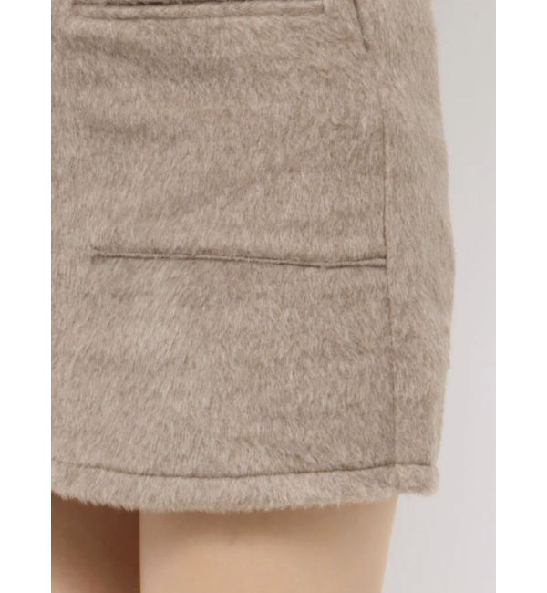 RESEXXY「シャギーミニスカート【セットアップ着用可能】」|スカート|