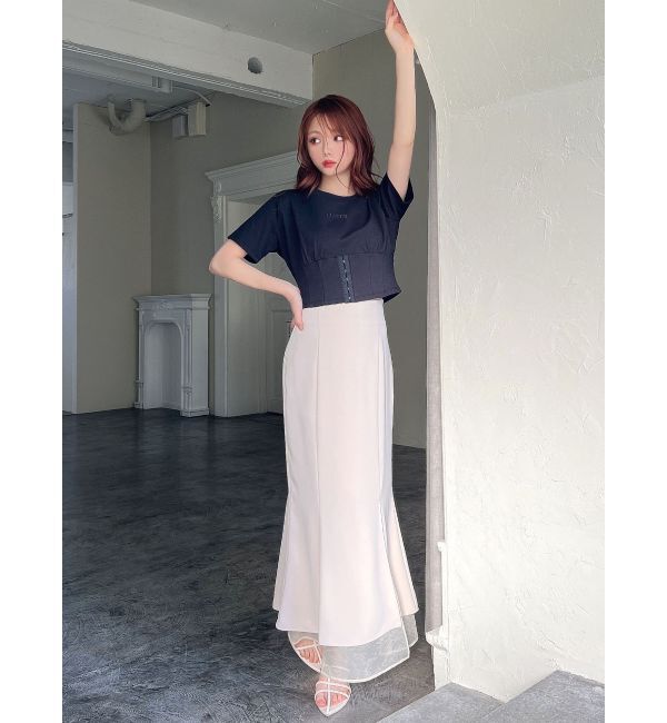 RESEXXY「コルセットTシャツ」|Tシャツ・カットソー|