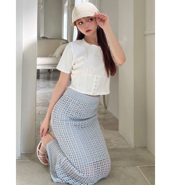 RESEXXY「コルセットTシャツ」|Tシャツ・カットソー|