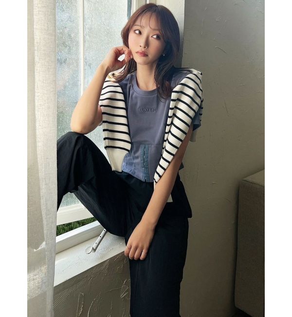 RESEXXY「コルセットTシャツ」|Tシャツ・カットソー|