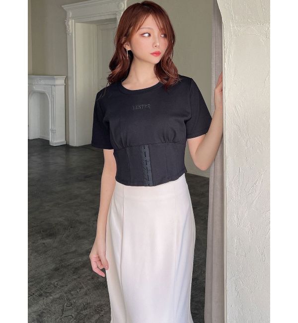 RESEXXY「コルセットTシャツ」|Tシャツ・カットソー|