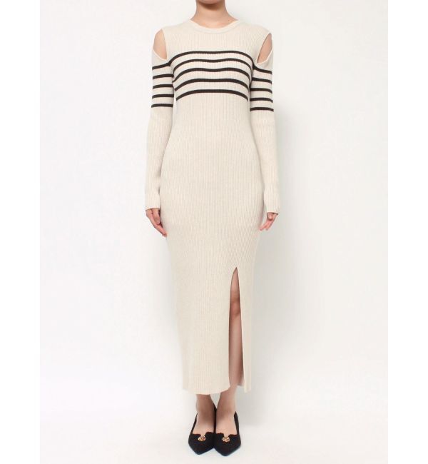 RESEXXY「ショルダーオープンタイトニットワンピース」|ワンピース|