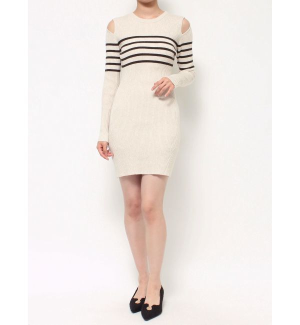 RESEXXY「ショルダーオープンタイトニットワンピース」|ワンピース|