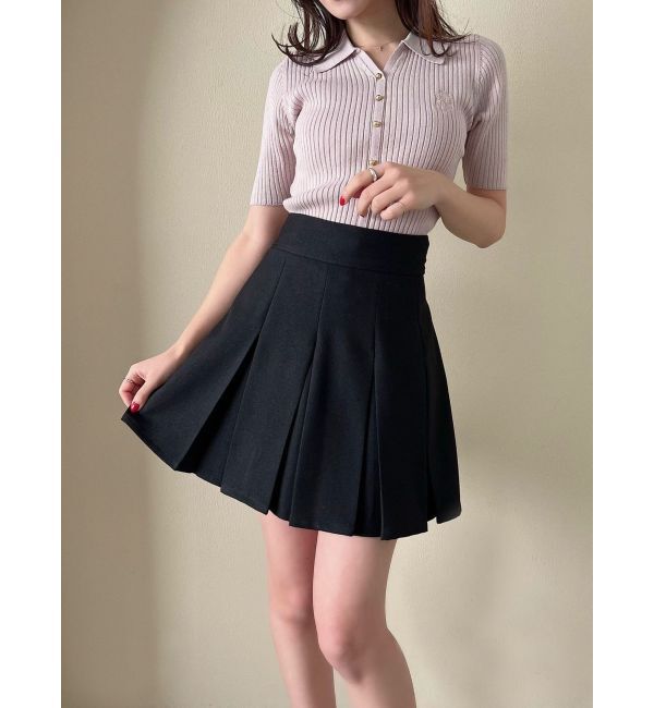 RESEXXY「プリーツデザインミニスカート」|スカート|