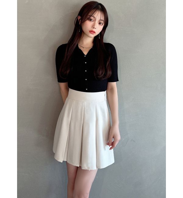 RESEXXY「プリーツデザインミニスカート」|スカート|