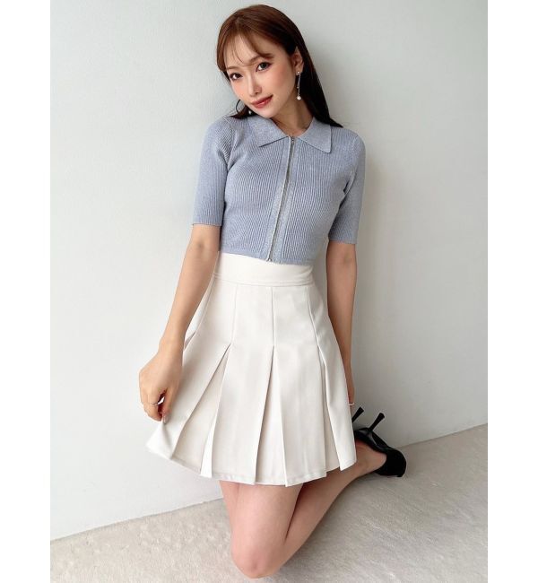 RESEXXY「プリーツデザインミニスカート」|スカート|