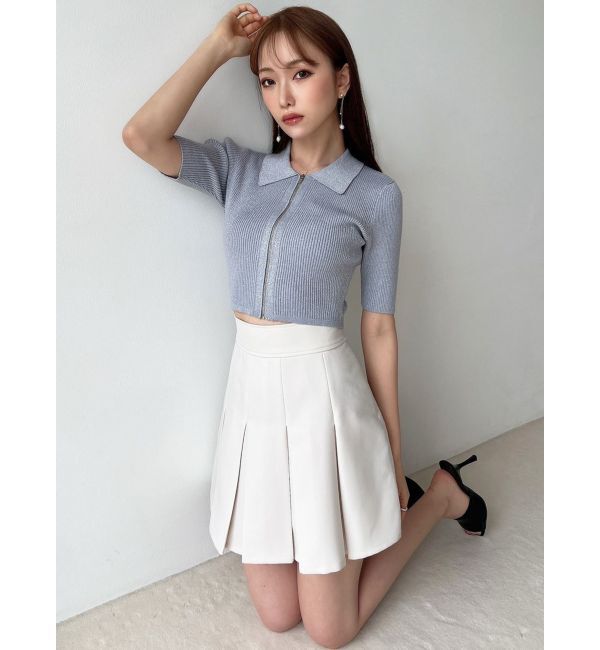 RESEXXY「プリーツデザインミニスカート」|スカート|
