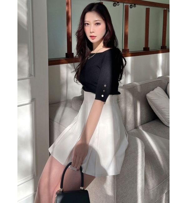 RESEXXY「プリーツデザインミニスカート」|スカート|