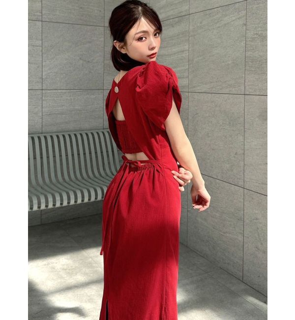 RESEXXY「バックリボンマーメイドワンピース」|ワンピース|