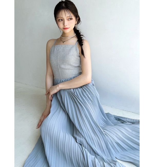 RESEXXY「ツイードレイヤードワンピース」|ワンピース|