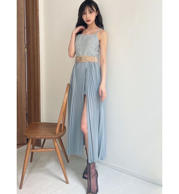 RESEXXY「ツイードレイヤードワンピース」|ワンピース|