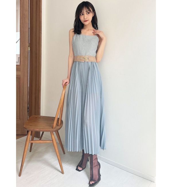 RESEXXY「ツイードレイヤードワンピース」|ワンピース|