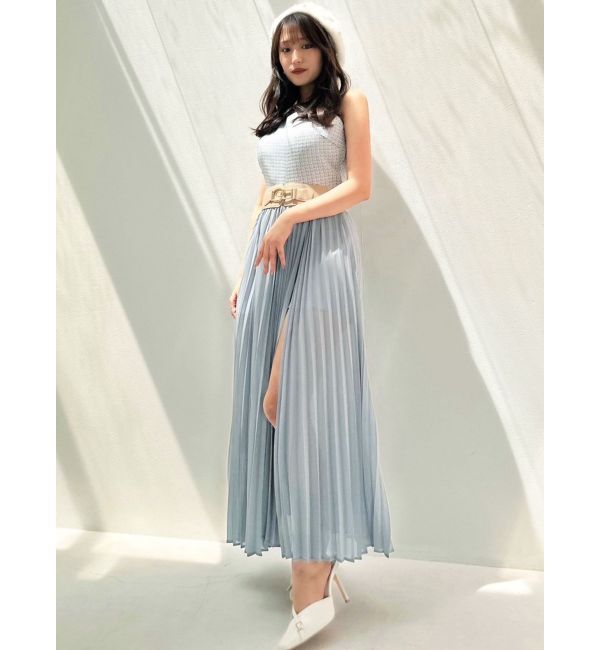 RESEXXY「ツイードレイヤードワンピース」|ワンピース|