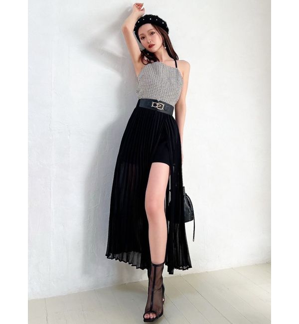 RESEXXY「ツイードレイヤードワンピース」|ワンピース|