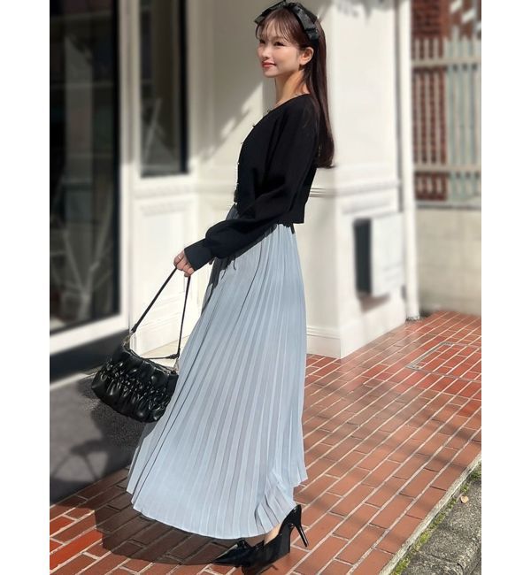 RESEXXY「ツイードレイヤードワンピース」|ワンピース|