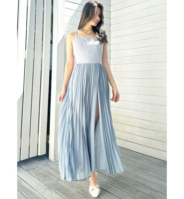 RESEXXY「ツイードレイヤードワンピース」|ワンピース|