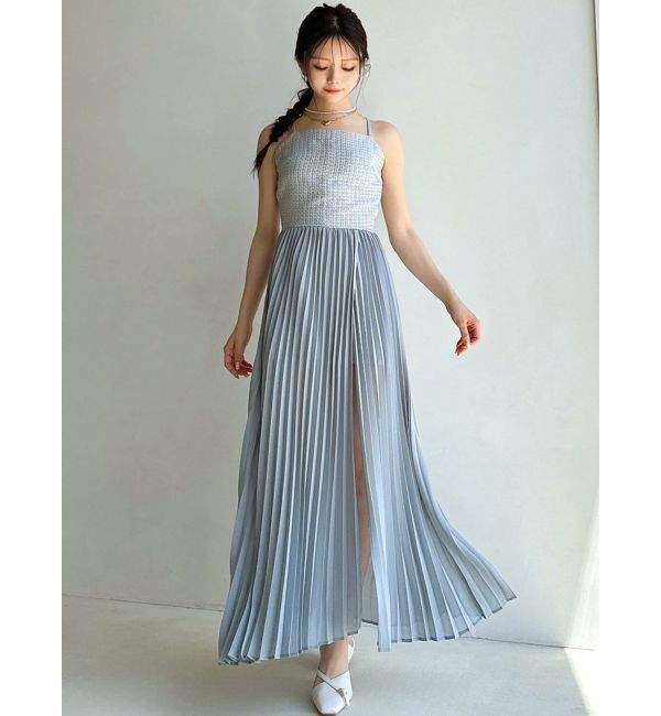 RESEXXY「ツイードレイヤードワンピース」|ワンピース|