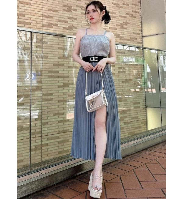 RESEXXY「ツイードレイヤードワンピース」|ワンピース|