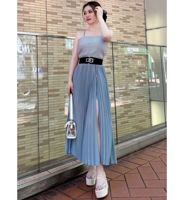 RESEXXY「ツイードレイヤードワンピース」|ワンピース|