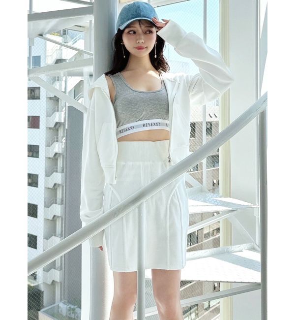 RESEXXY「カットリブコルセットスカート【セットアップ着用可能】」|スカート|