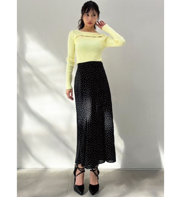 RESEXXY「ドットパターンマーメイドスカート」|スカート|