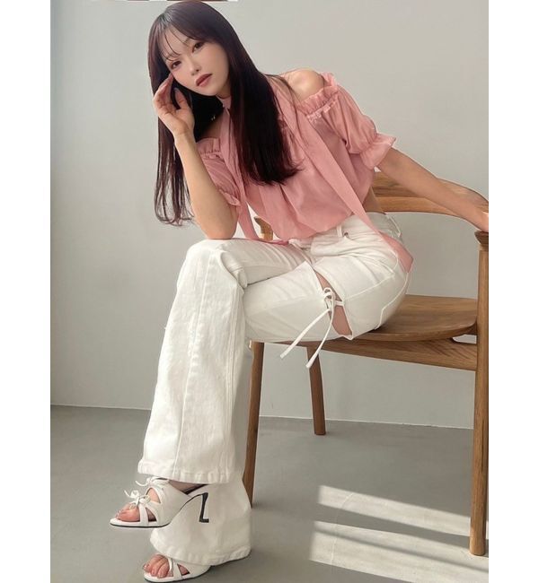 RESEXXY「チョーカーコンビブラウス」|シャツ・ブラウス|