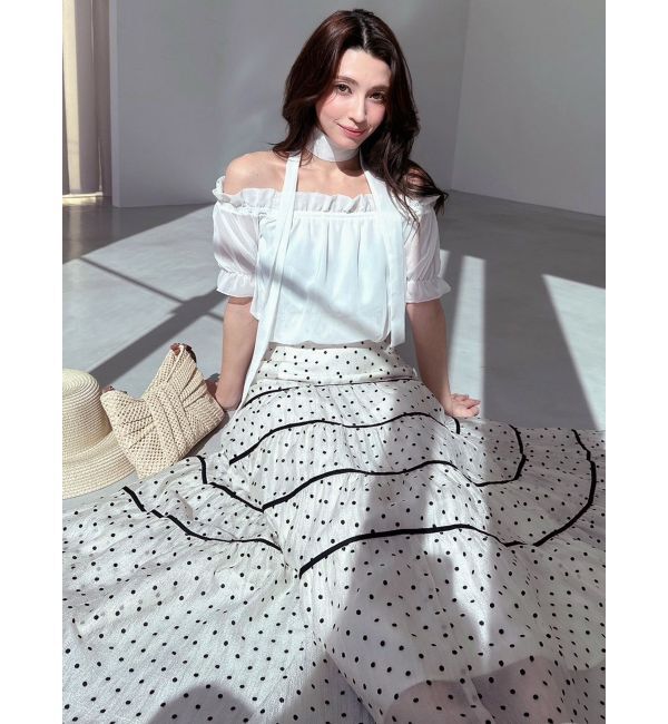 RESEXXY「チョーカーコンビブラウス」|シャツ・ブラウス|