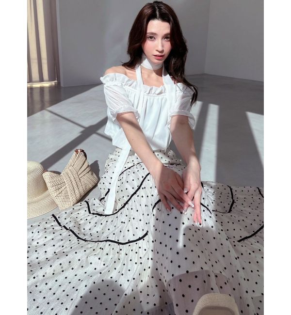 RESEXXY「チョーカーコンビブラウス」|シャツ・ブラウス|