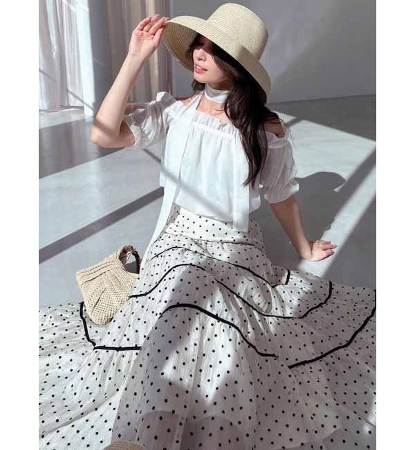 RESEXXY「チョーカーコンビブラウス」|シャツ・ブラウス|