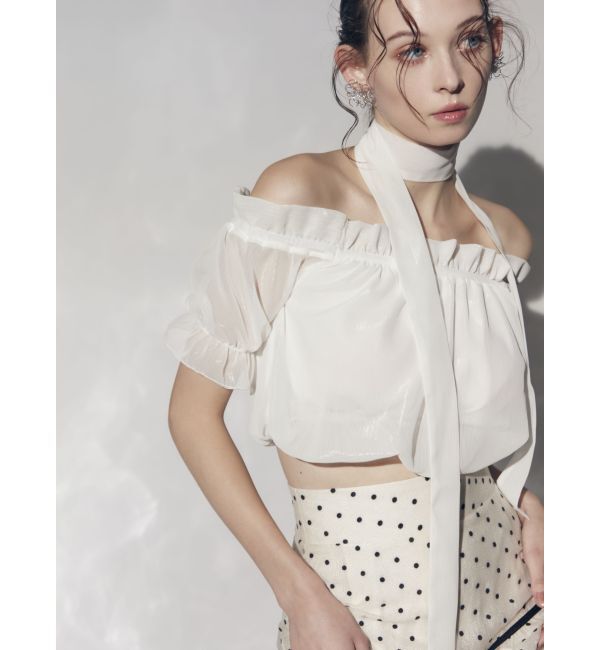 RESEXXY「チョーカーコンビブラウス」|シャツ・ブラウス|